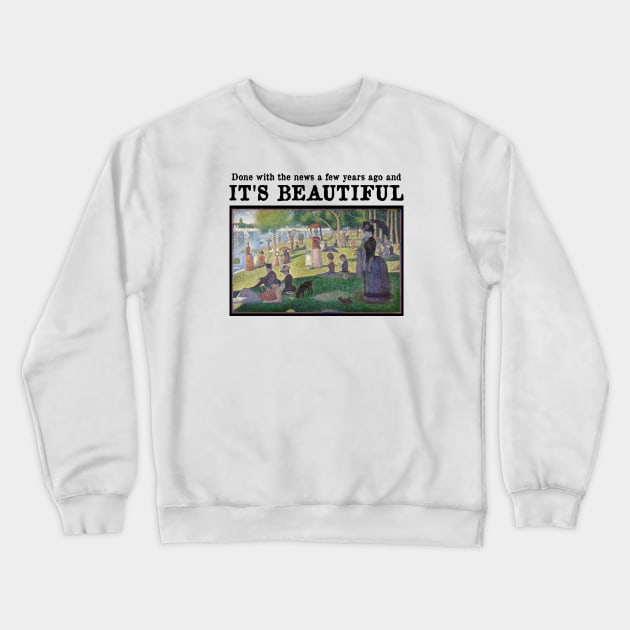 World Without News Crewneck Sweatshirt by TenomonMalke